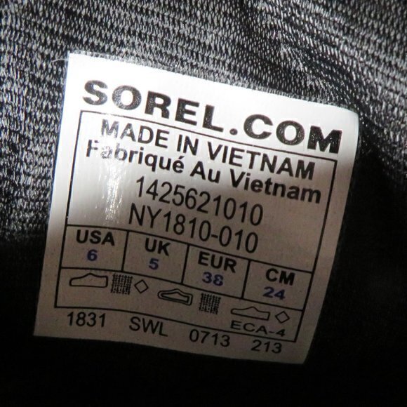 Sorel Flurry TP NY1810-010 Sz‎ 6 Winter Boots - Picture 6 of 7